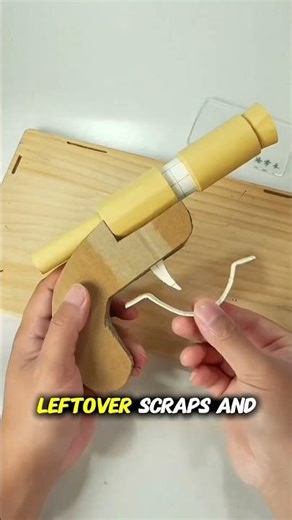 Learn how to make a beautiful signal gun out of paper! #craft #papercraft #handmade