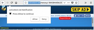 How to remove Activetect.net pop-ups [Chrome, Firefox, IE, Edge]