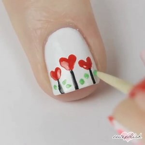 These Valentine's Day nail designs are perfect for beginners! 💕 | cutepolish