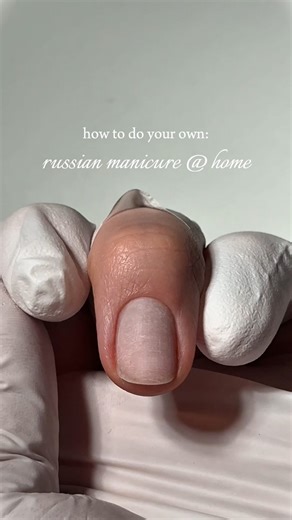 nailzbyambz on Instagram: "Russian manicure doesn’t always have to mean cutting skin! This is a DIY friendly Russian manicure focused on gently lifting and cleaning the cuticle area not removing living tissue, especially along the sidewalls. Save this before your next at home set. 🫶🏻💖 #russianmanicure #diynails #cuticlecare #nailprep #efile how to do your own Russian manicure, how to do your own nails at home, diy nail prep, how to get nails to last, Russian manicure tutorial"