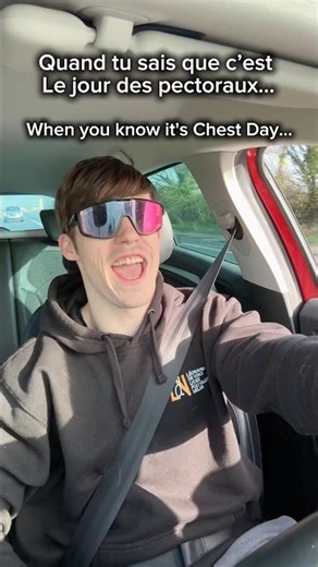 Quand tu sais que c’est le jour des pectoraux…