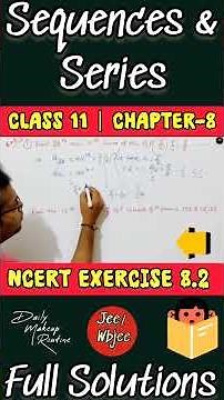 Sequences & Series Exercise 8.2 Solved! #sequencesandseries #class11maths #maths