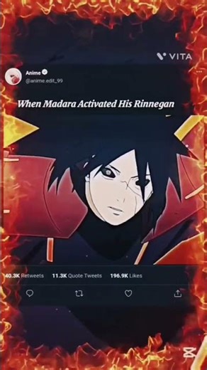 when madara activated his rinnegan