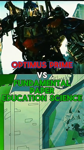Optimus Prime vs Fundamental Paper Education science #fpe #fpescience #transformers #optimusprime
