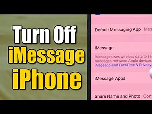 How to Turn Off iMessages on iPhone (100% Working)