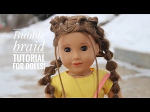 Bubble braid tutorial for dolls!