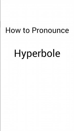 How to pronounce Hyperbole | Hyperbole Pronunciation #hyperbole #pronunciation