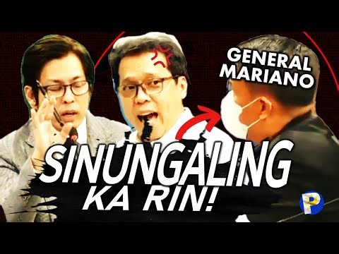 Gen Mariano LUMABAS ang tunay na kulay sa pagbubulgar na sabwatan nila ni Cabranilla