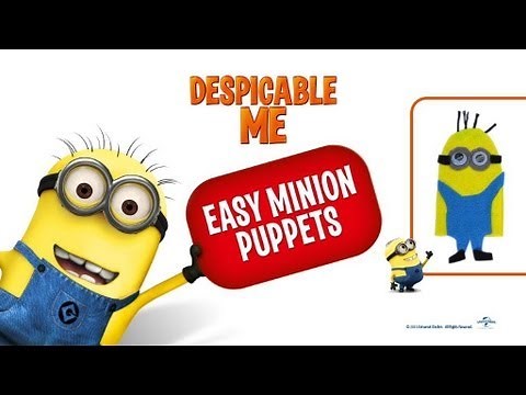 Easy Minion Finger Puppet Craft How To