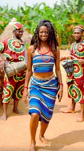 So I’ve been training in bàtá dance for 6 weeks and this is the final product! I’m thankful to @thedanceoga for being the choreographer, stylist and creative director behind this shoot because we wanted to get a proper Yoruba feel for this dance. If only you could see the amount of sweat and hard work went into this training - I’m so happy to have gotten better in bàtá style dance because it’s so challenging and satisfying. I also didn’t kno this baby was behind me so we also tried to make sure 