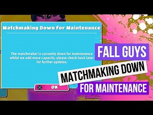 Fall Guys Matchmaking Down For Maintenance Fall Guys Maintenance Mode Explained