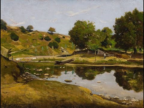 Henri Harpignies (French, 1819-1916) - A French landscape painter of the Barbizon school.