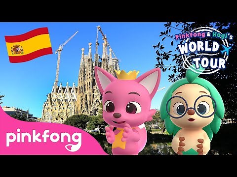 Pinkfong and Hogi visit Spain! 🇪🇸 | 🌎 World Tour Series | Animation & Cartoon | Pinkfong & Hogi