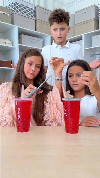 🧋+✂️=🫪🤷‍♀️ #familyfirst ‪@yana.chirkina‬
