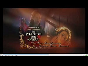 phantom of the opera 2004 dvd menu #phantomoftheopera #dvdmenu