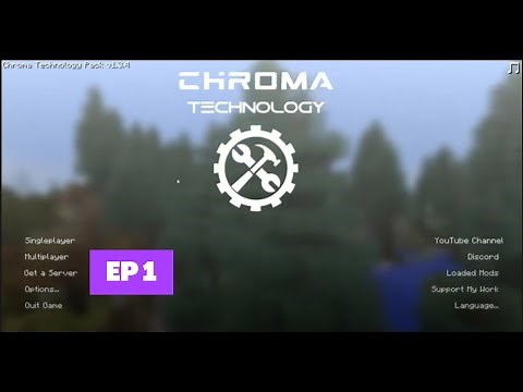 Minecraft ~ Chroma Technology 1.12.2 Modpack~ Ep 1 Have we found our new Long play pack??? 😍💜😍