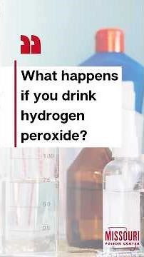 What happens if you drink hydrogen peroxide? #hydrogenperoxide #poisonprevention #poisonhelp