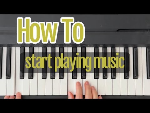 How to start playing music (emphasis piano)