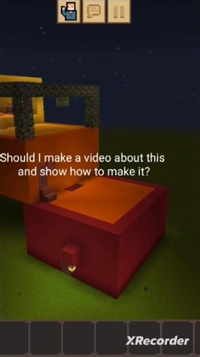 3Triple house in Minecraft ❤️🧡💛#crafting and building