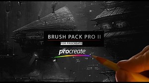 Brush pack Pro II for Procreate 5 Ipad on Cubebrush.co