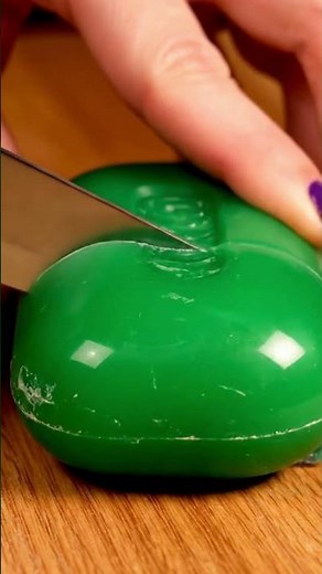 ASMR soap cutting | Satisfying crunchy sounds & clean cuts #shorts #aiart