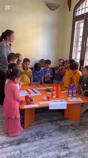246K views · 1.4K reactions | Our pre1 kids are learning about comparison. Big-small, same-different, tall-short etc #Gaurighat_branch #pre_primary_school #happy_kids❤️❤️❤️ #Euro_Star_Montessori | Euro-Star Montessori school | Facebook