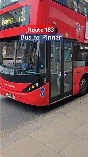 Route 183 bus to Pinner #londonbus #tfl #journey