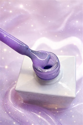 Transform Your Nails with Glossy Lilac Swirl Tutorial