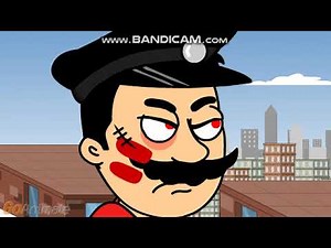 Evil Mario Destroys The Buildings and Gets Grounded