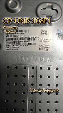 How to Update Firmware on CP PLUS NVR CP-UNR-108F1 Step-by-Step Firmware Update USB No Skills Needed