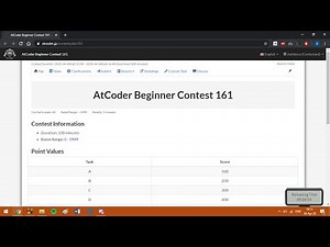 AtCoder Beginner Contest 161 Video Solutions