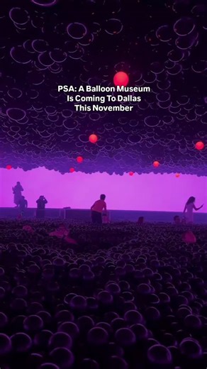 Opening Nov 22! 🎈 Join the waitlist and get the best-priced tickets at our link in bio @dallas_bucketlist 👈 Featuring monumental inflatable artworks by renowned international artists, this exhibition explores air not only as a physical element but as a metaphor for movement, lightness, and boundless travel. It’s an experience designed to spark joy, curiosity, and play. Who’s coming with you? 🤩 #Dallas #DallasBucketList | Dallas Bucket List