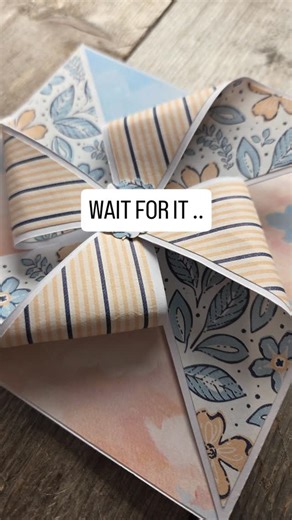 This pinwheel card looks like proper papercraft magic …but I promise, it’s beginner-friendly and SO satisfying to make. If you love easy fun fold cards and handmade cards with a big wow (without the stress), this one’s for you. The full step-by-step tutorial is already on my YouTube channel. Leave a comment if you'd love the link. Paper, scraps, cuppa, let’s make something lovely together Who would you make this card for? #pinwheelcard #funfoldcard #handmadecards #papercraftideas #cardmaking | C