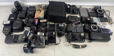UNTESTED Mixed Lot Of Film/Digital/Video Cameras/Lens And Accessories/Vintage | eBay