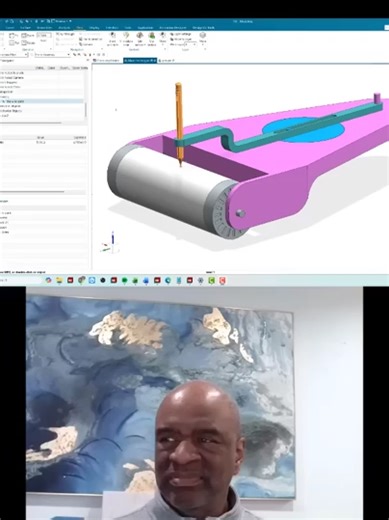 Short NX Trace Curves Using the trace curves command in the Animation Designer in NX, one can create the path of a point that traces along a reference surface, then copy that shape to another layer. #siemens #CAD #engineering #engineer #siemensnx #nx #education #tutorial #science #stem #mechanical #mechanism #mechanicalengineering #education #model #3d #3dmodel #design #manufacturing