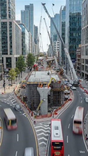 Building a Massive Flyover in Minutes 😳🏗️ #Shorts