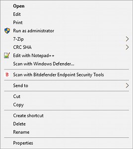 Right-Clicking a batch file locks up Explorer for ~2 minutes