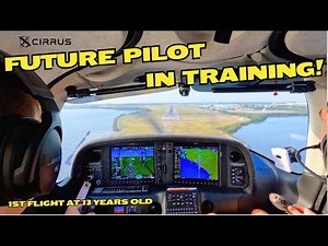 1st Flight Lesson In A Cirrus SR-22 Airplane | Tampa Bay | Full Details
