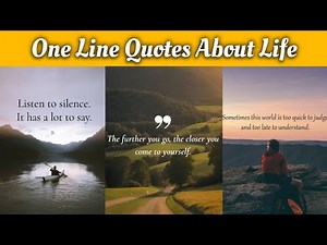 One Line Short Inspirational Quotes About Life | Short Quotes About Life | Inspirational Quotes
