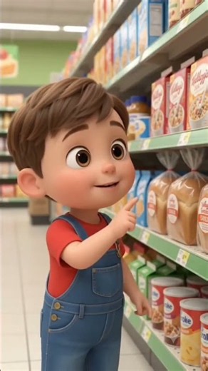 🍎🛍️ Going to the Supermarket! | Fun Shopping Adventure for Kids 🎉
