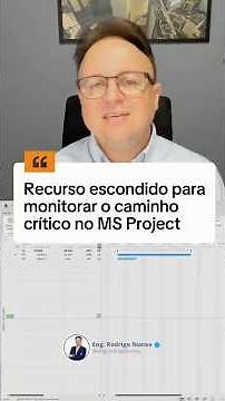 Hidden feature for monitoring the critical path in MS Project.
