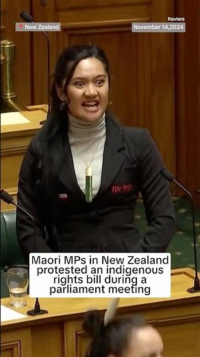 New Zealand MPs protest Indigenous treaty bill with haka