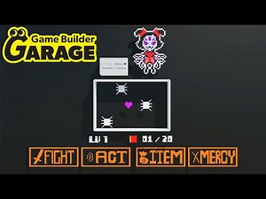 Undertale Boss Fight Recreated in Game Builder Garage