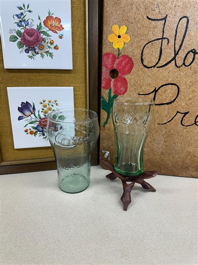 Vintage Coke Coca-cola Glasses Tumblers Light Green: Your Choice- SEE DETAILS - Etsy