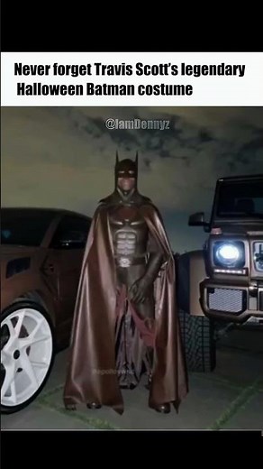 That Time Travis Scott Became BATMAN for Halloween