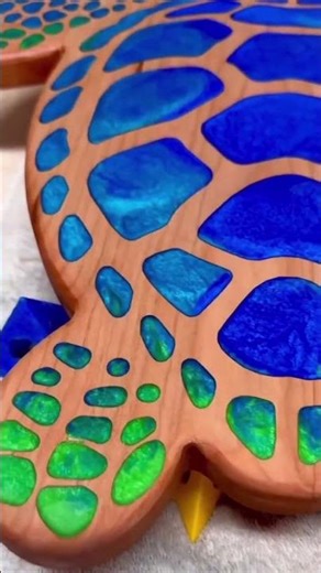 The Most Colorful Resin Turtle You’ve Seen - UltraClear in Action!