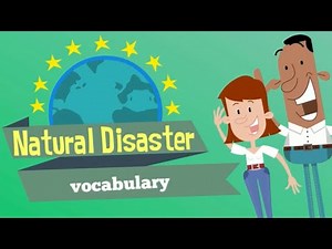Natural Disaster | Vocabulary︳Flashcards︳English for Kids ︳