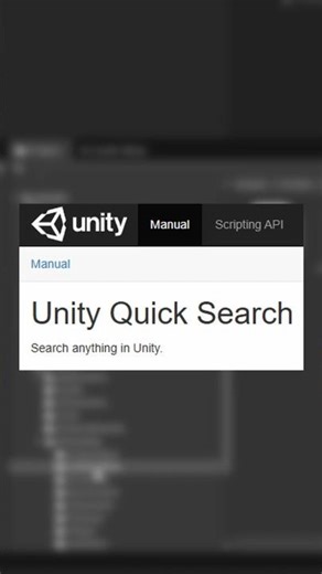 Trucos de Unity que casi nadie usa: Quick Search
