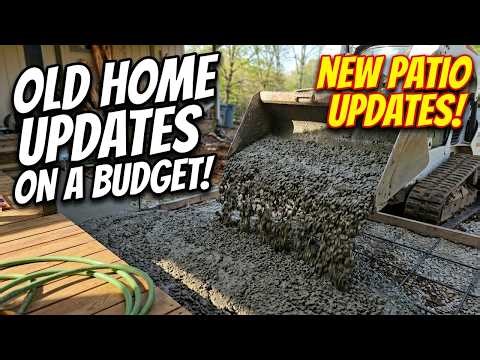 Hot Tub Pad & Patio on a Budget! | Homestead Updates!