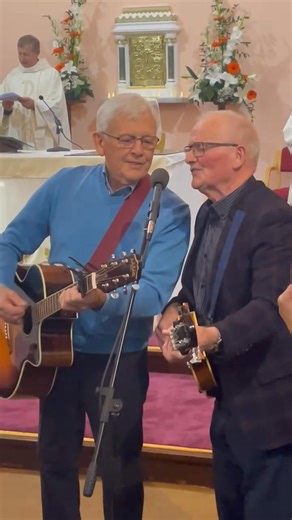 Bringing you something very special from St Peter’s church Kilmore Quay 150 year celebration Mass Oct 16th 2025 ‘Sweet Kilmore Quay’ 🎶 fabulous rendition sung by our local legends Marty and Nick Kinsella. Liam Gaul r.i.p. wrote the lyrics and Nick Kinsella wrote the melody, beautiful song 🎶🎸💚 | Martina Byrne